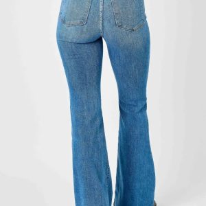 Judy Blue Full Size High-Waisted Classic Flare Jeans Plus Size - Image 6