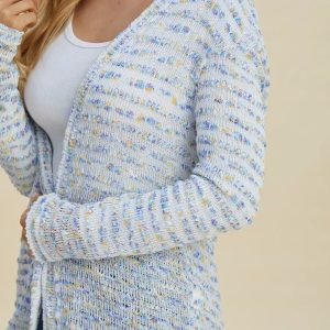 Double Take Full Size Open Front Longline Cardigan - Image 8