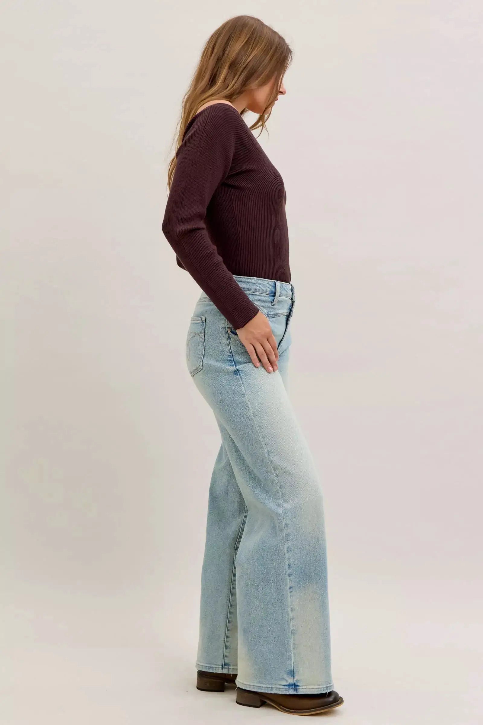 Judy Blue High Waist Column Straight Jeans - Image 6