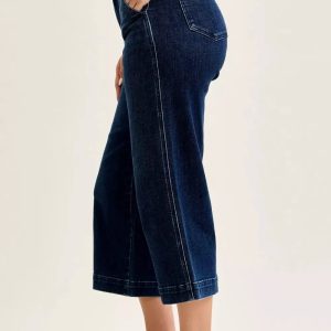 Judy Blue High Waist Ankle Wide Jeans - Image 4