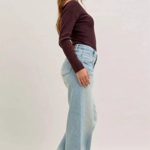 Judy Blue High Waist Column Straight Jeans - Image 9
