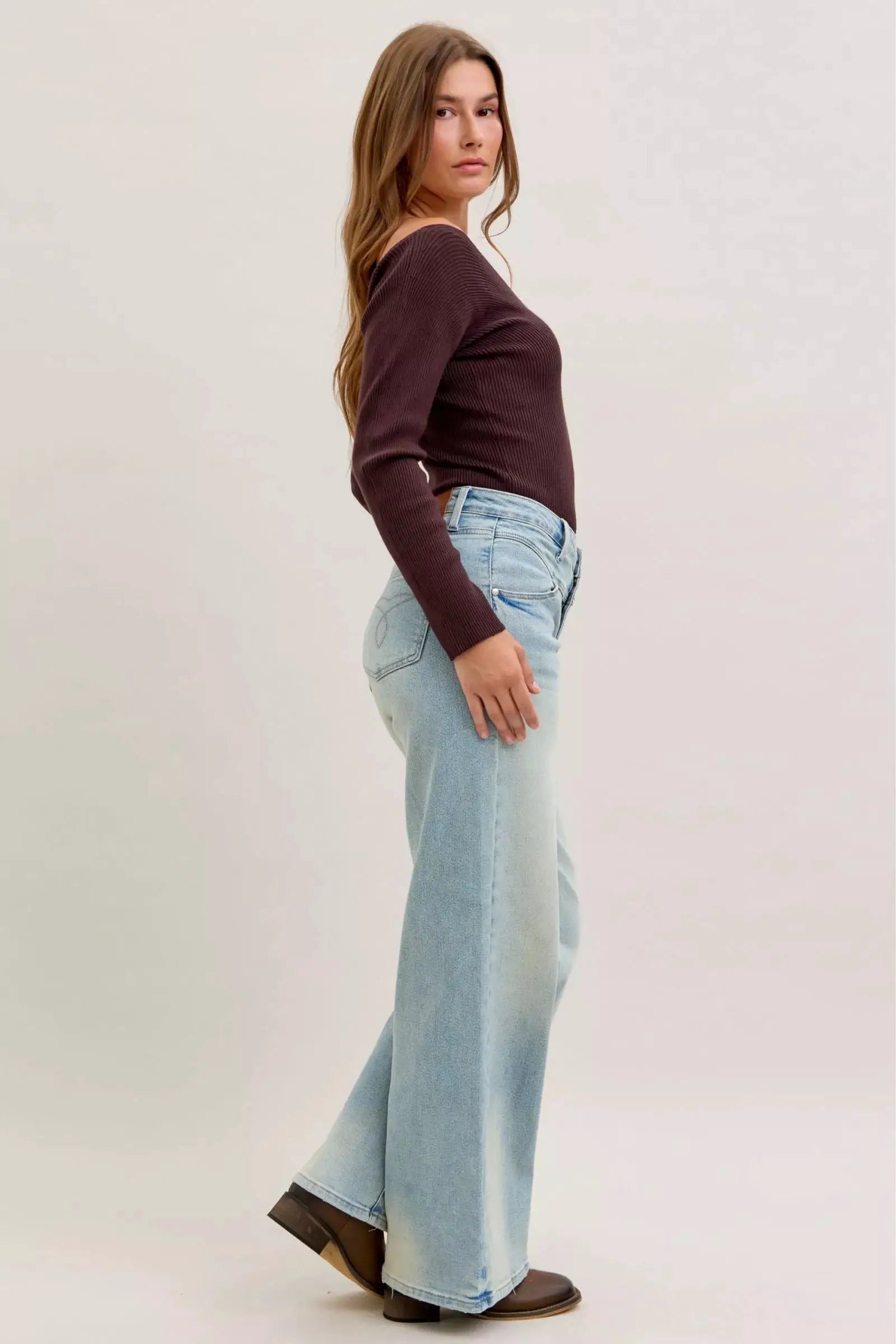Judy Blue High Waist Column Straight Jeans - Image 9