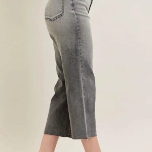 Judy Blue Full Size Wide Leg Capris Jeans Plus Size - Image 2