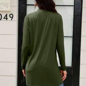 Basic Bae Full Size Open Front Long Sleeve Cardigan with Pockets - Image 6