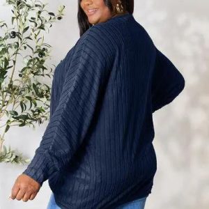 Basic Bae Full Size Ribbed Cocoon Cardigan - Image 20