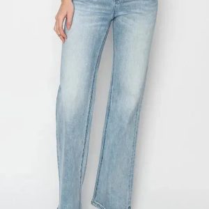 RISEN Full Size High Rise Straight Jeans Plus Size - Image 5