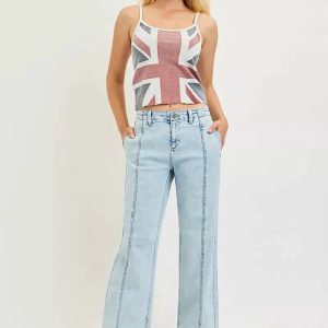RISEN Slouchy Wide Leg Jeans - Image 6