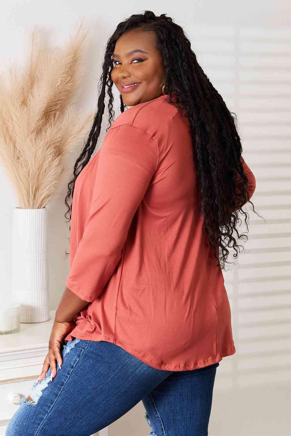 Culture Code Full Size Open Front Cardigan - Image 7