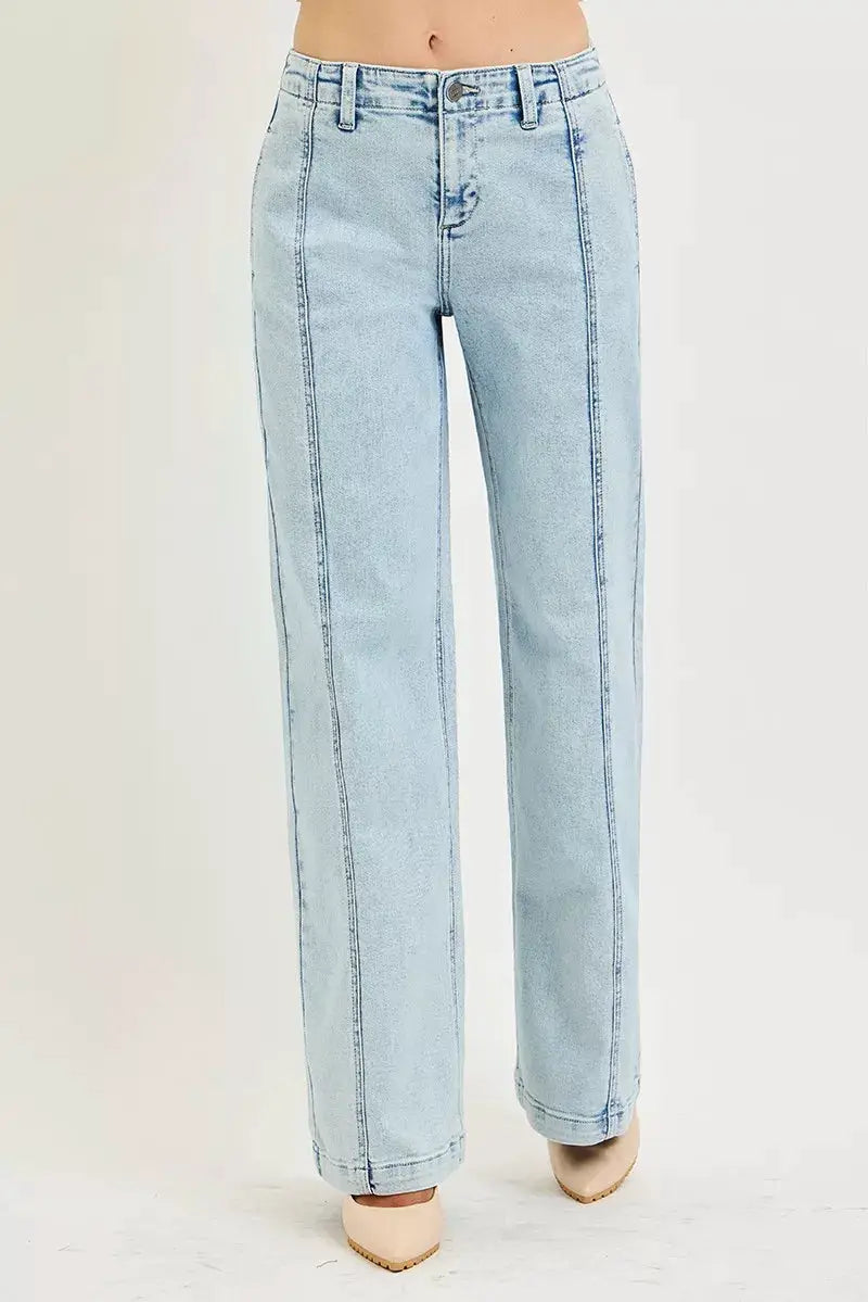 RISEN Slouchy Wide Leg Jeans - Image 5