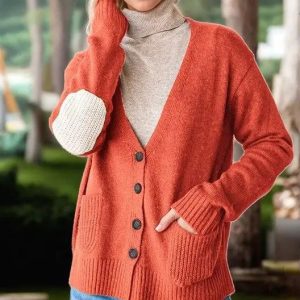 Heimish Full Size Long Sleeve V Neck Button Down Cardigan - Image 3