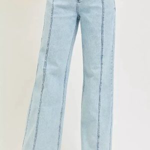 RISEN Slouchy Wide Leg Jeans - Image 1