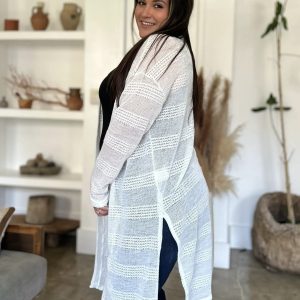 Double Take Full Size Open Front Longline Cardigan - Image 21