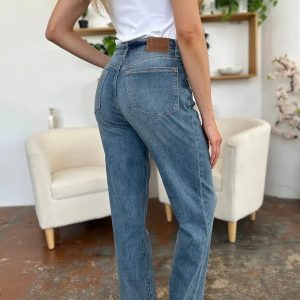 Judy Blue Full Size High Waist Straight Jeans - Image 3