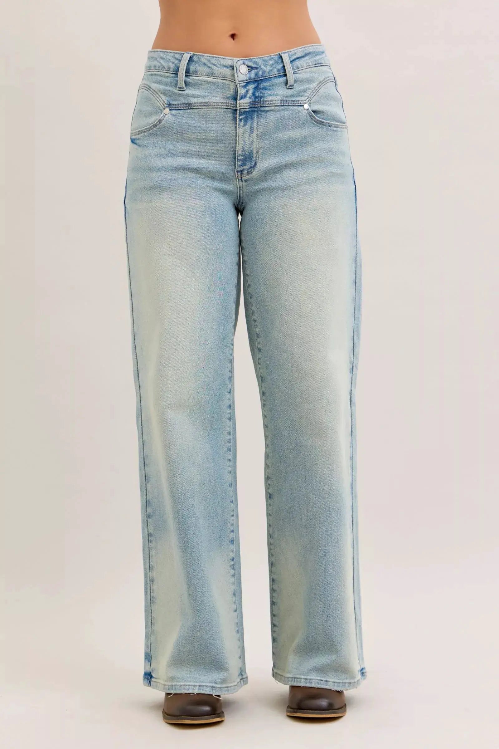 Judy Blue High Waist Column Straight Jeans - Image 1