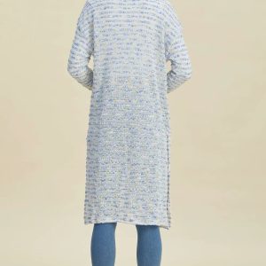 Double Take Full Size Open Front Longline Cardigan - Image 5