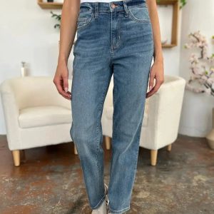 Judy Blue Full Size High Waist Straight Jeans - Image 1