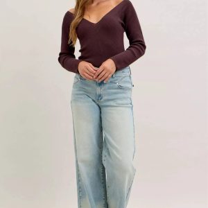 Judy Blue High Waist Column Straight Jeans - Image 5