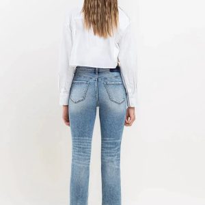 Lovervet Full Size High Rise Slim Straight Jeans - Image 4