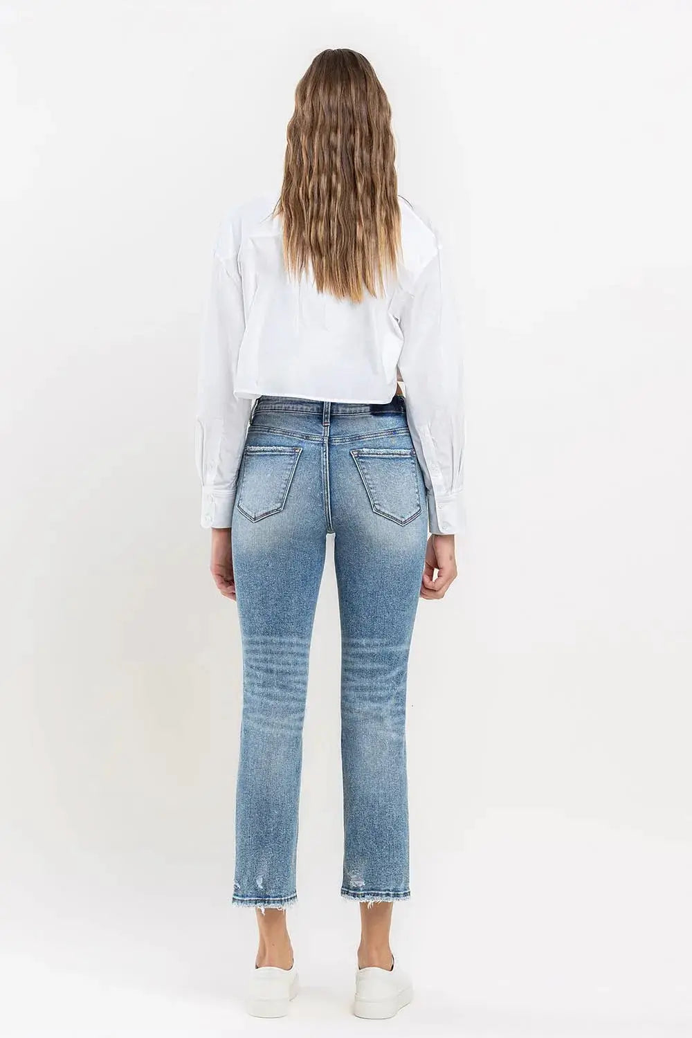 Lovervet Full Size High Rise Slim Straight Jeans - Image 4