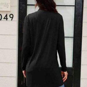 Basic Bae Full Size Open Front Long Sleeve Cardigan with Pockets - Image 9