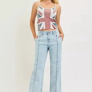 RISEN Slouchy Wide Leg Jeans - Image 7