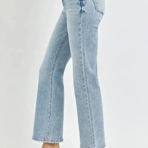 RISEN Full Size High Rise Ankle Flare Jeans - Image 3