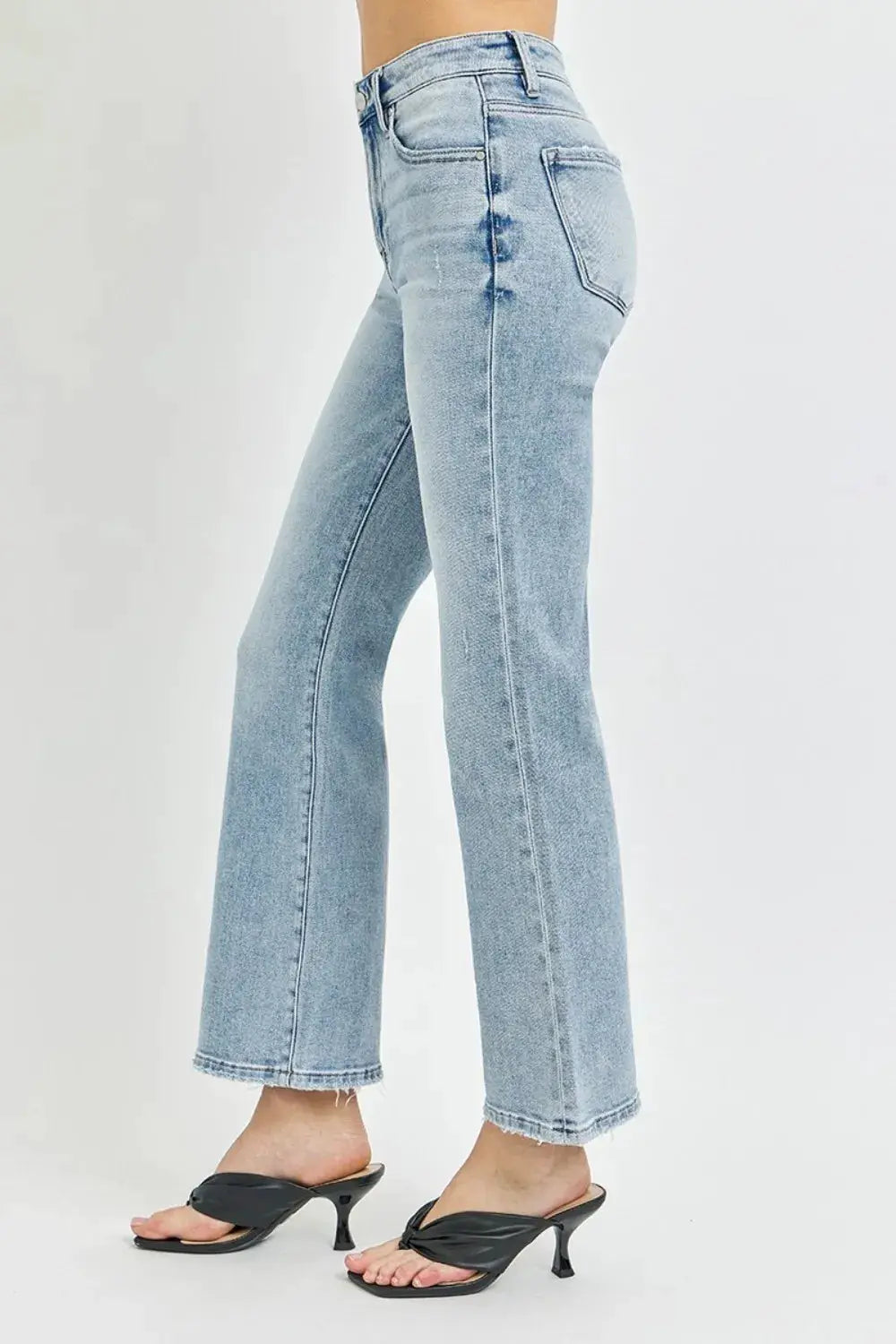 RISEN Full Size High Rise Ankle Flare Jeans - Image 3