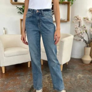 Judy Blue Full Size High Waist Straight Jeans - Image 2