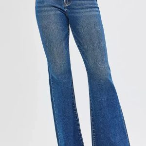 RISEN High Rise Flare Jeans - Image 1