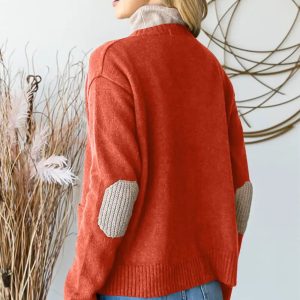 Heimish Full Size Long Sleeve V Neck Button Down Cardigan - Image 2