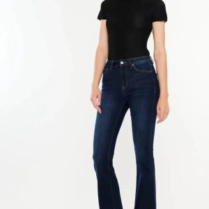 Kancan High Rise Slim Flare Jeans - Image 4