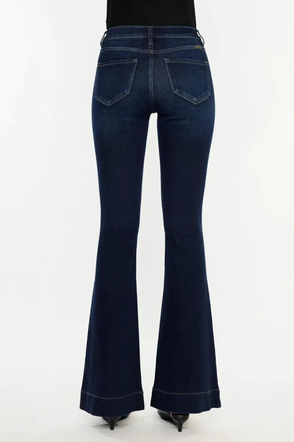 Kancan High Rise Slim Flare Jeans - Image 5