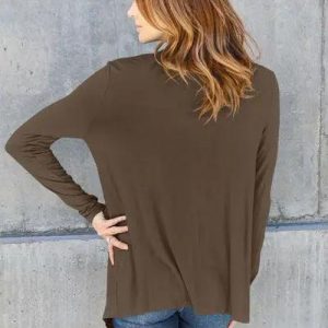 Basic Bae Full Size Open Front Long Sleeve Cardigan - Image 11