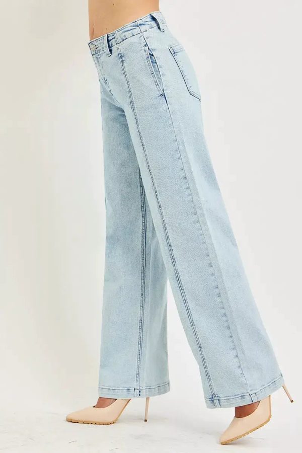 RISEN Slouchy Wide Leg Jeans