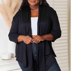 Culture Code Full Size Open Front Cardigan - Image 1