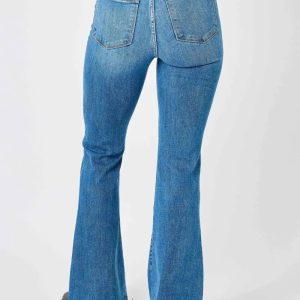 Judy Blue Full Size High-Waisted Classic Flare Jeans Plus Size - Image 7