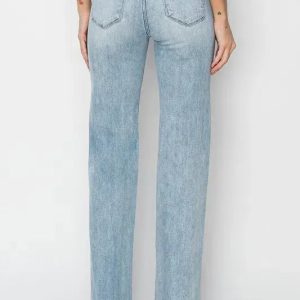 RISEN Full Size High Rise Straight Jeans Plus Size - Image 4