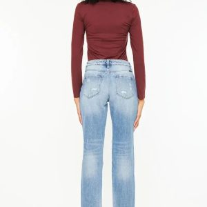 Kancan High Rise Distressed Boyfriend Jeans - Image 7