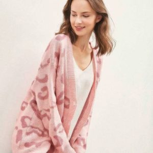 Leopard Button Down Cardigan - Image 2