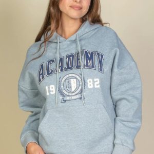 Graphic Kangaroo Pocket Drawstring Hoodie - Image 9