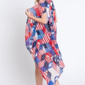 American Flag Multi Pattern Vest - Image 2