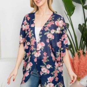 Flower Print Kimono - Image 2