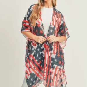 American Flag Kimono - Image 1