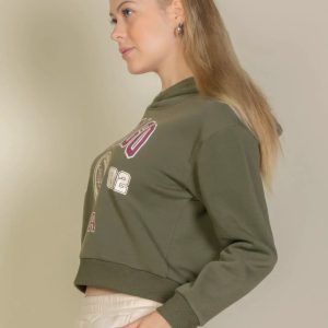 Graphic Drop Shoulder Pull Over Hoodie - Image 10