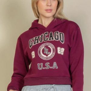 Graphic Drop Shoulder Pull Over Hoodie - Image 11