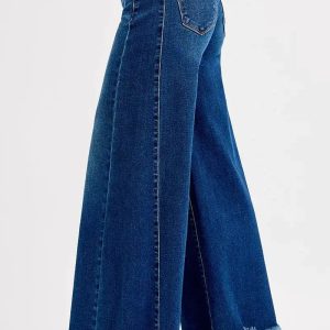 RISEN Full Size High Rise Ankle Wide Jeans Plus Size - Image 4