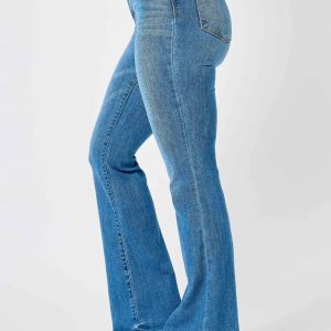 Judy Blue Full Size High-Waisted Classic Flare Jeans Plus Size - Image 5