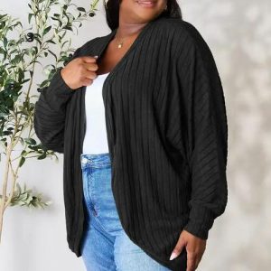 Basic Bae Full Size Ribbed Cocoon Cardigan - Image 5