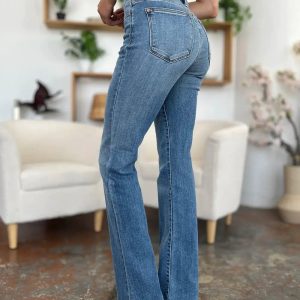Judy Blue Full Size Mid-Rise Waist Straight Jeans - Image 7