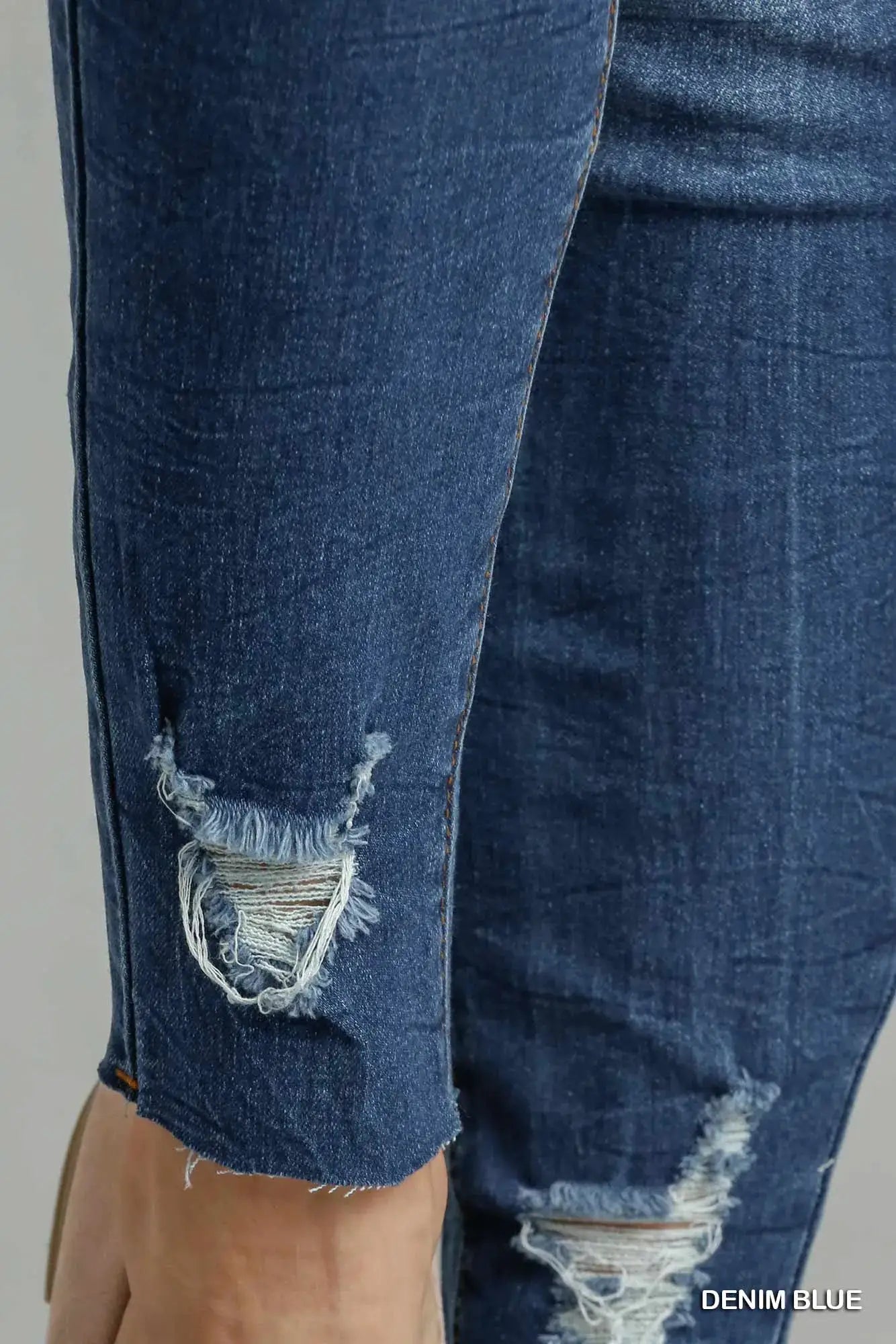 Umgee Distressed Skinny Jeans with Pockets - Image 5